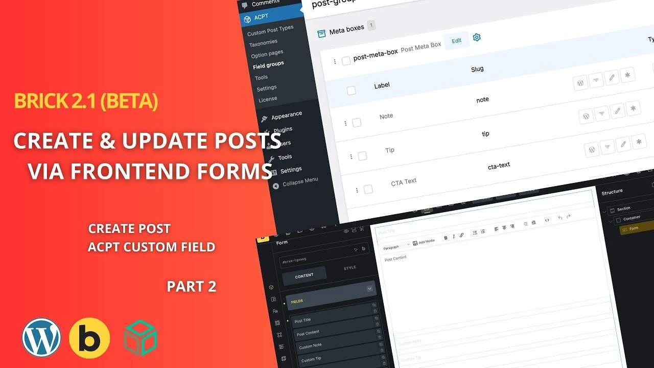 This is a video how to create post on Wordpress Front End
