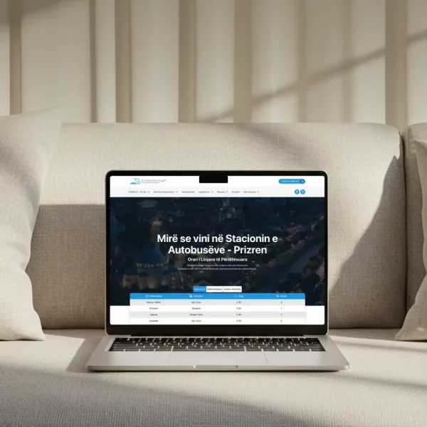 This is a website that present Bus Station on Prizren